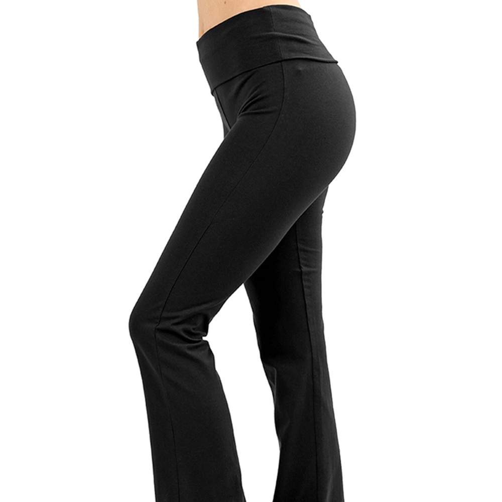 Zenana fold over waist yoga pants. New size Med.